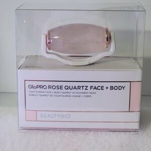 BeautyBio Glo Pro Rose Quartz Face + Body Roller Attachment